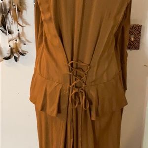 BCBGeneration Women's Draped Vest Brown Size Small